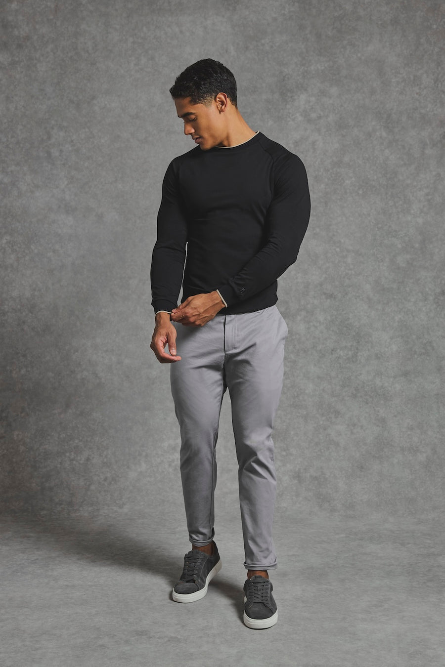 Tipped T-Shirt in Black - TAILORED ATHLETE - USA