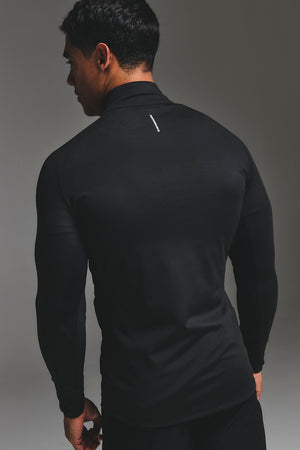 Training Quarter Zip in Black - TAILORED ATHLETE - USA