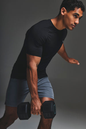 Training Top in Black - TAILORED ATHLETE - USA