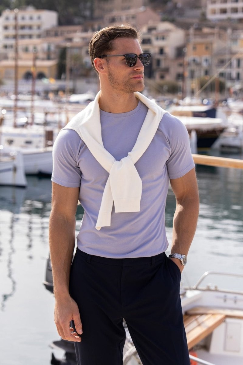 Athletic Fit T-Shirt in Lilac - TAILORED ATHLETE - USA