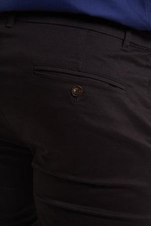 Athletic Fit Chino Shorts 7" in Black - TAILORED ATHLETE - USA