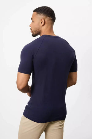 Athletic Fit T-Shirt in True Navy - TAILORED ATHLETE - USA