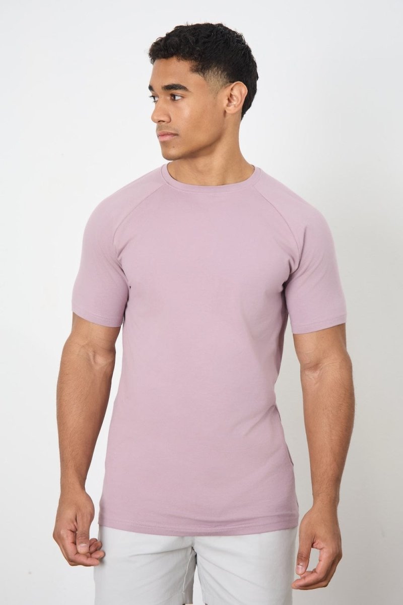 Athletic Fit T-Shirt in Dusty Lilac - TAILORED ATHLETE - USA