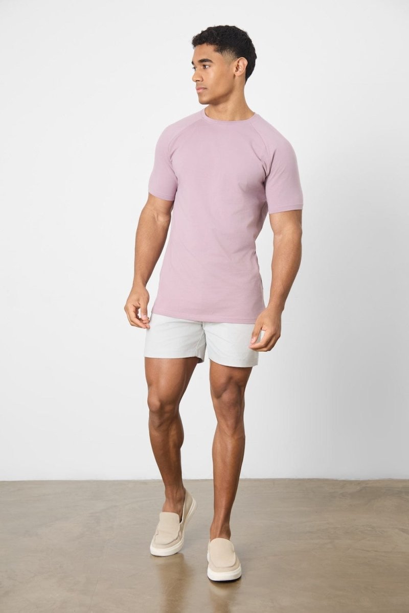 Athletic Fit T-Shirt in Dusty Lilac - TAILORED ATHLETE - USA