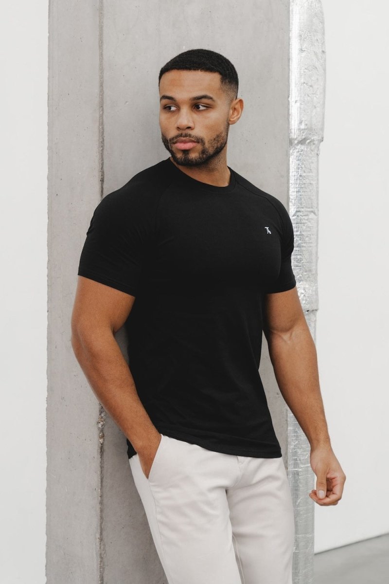 Premium Athletic Fit T-Shirt in Black - TAILORED ATHLETE - USA