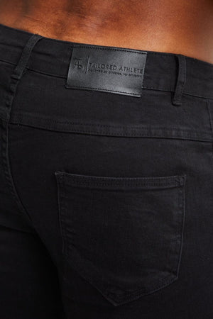 Athletic Fit Jeans in Black - TAILORED ATHLETE - USA