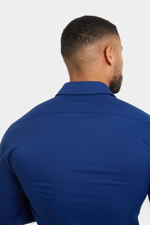 Athletic Fit Dress Shirt in Navy - TAILORED ATHLETE - USA