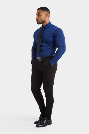 Athletic Fit Dress Shirt in Navy - TAILORED ATHLETE - USA