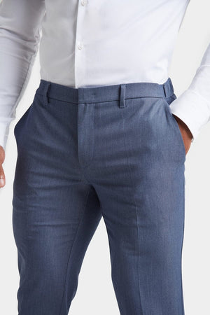 Athletic Fit Essential Pants in Chambray - TAILORED ATHLETE - USA