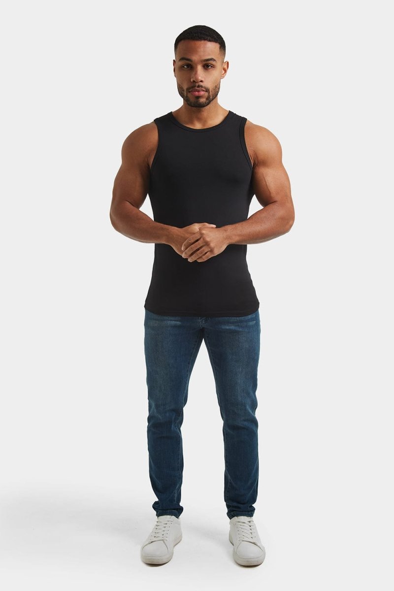 Athletic Fit Vest in Black - TAILORED ATHLETE - USA