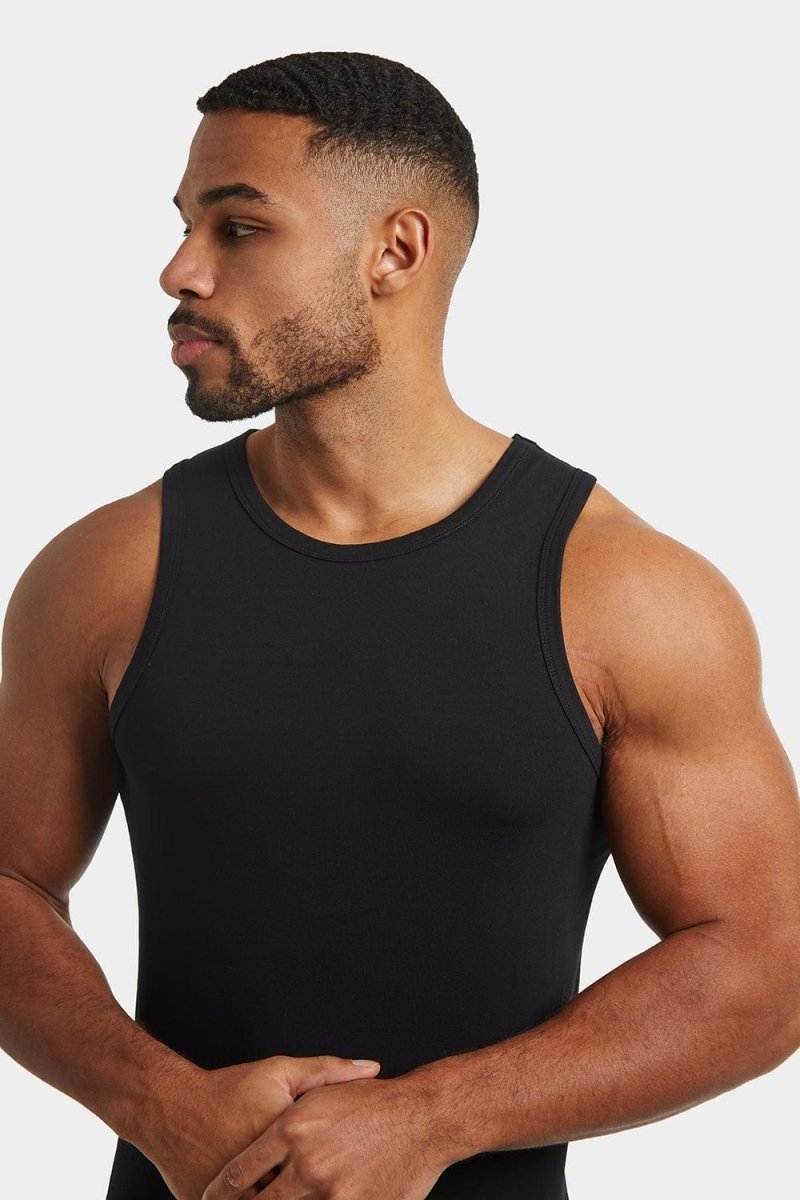 Athletic Fit Vest in Black - TAILORED ATHLETE - USA