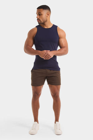 Athletic Fit Drawstring Chino Short 5" in Khaki - TAILORED ATHLETE - USA