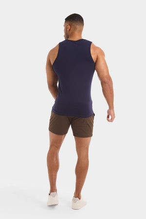Athletic Fit Drawstring Chino Short 5" in Khaki - TAILORED ATHLETE - USA