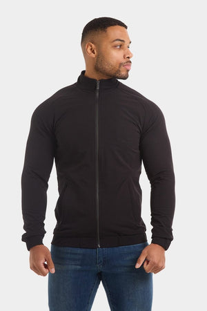Harrington Jacket in Black - TAILORED ATHLETE - USA