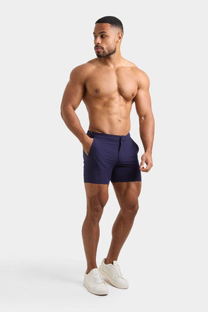 Hybrid Swim Short in Navy - TAILORED ATHLETE - USA