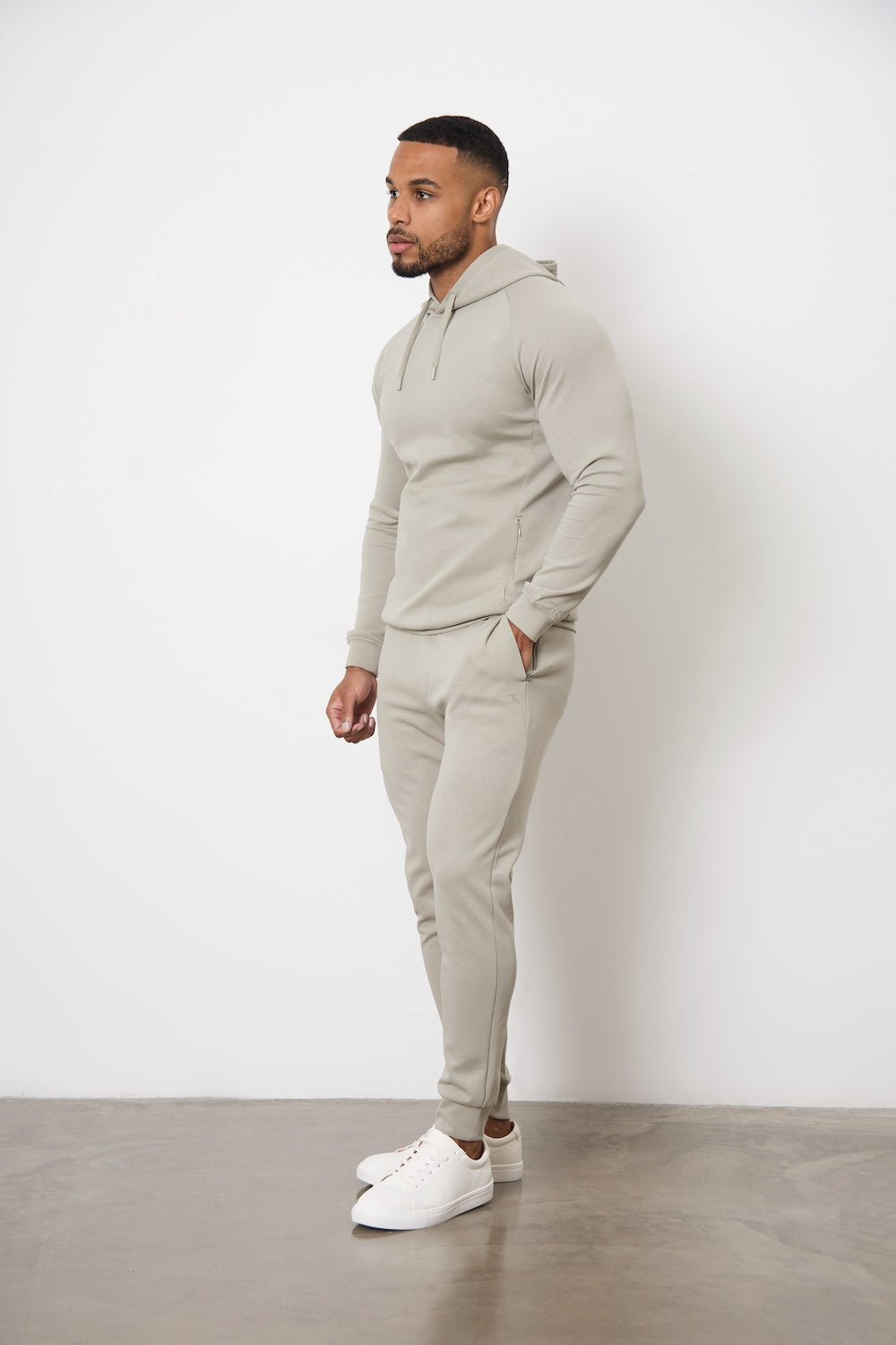 Interlock Hoodie Sweat in Smoky Sage - TAILORED ATHLETE - USA