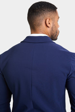 True Athletic Fit Tech Suit Jacket in Navy - TAILORED ATHLETE - USA