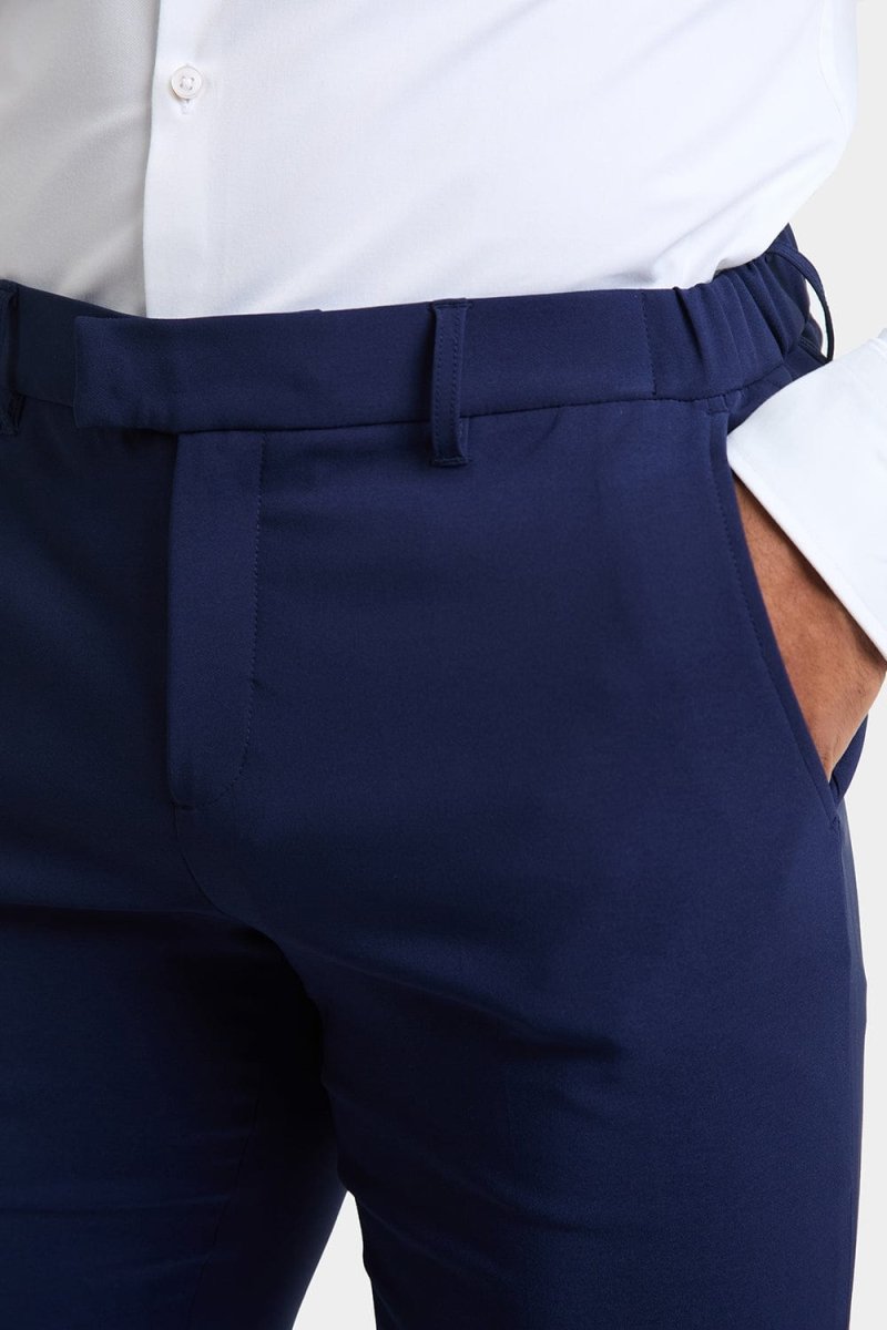 True Athletic Fit Tech Suit Pants in Navy - TAILORED ATHLETE - USA