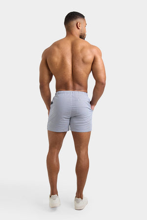 Fine Stripe Swim Shorts in Blue/White - TAILORED ATHLETE - USA