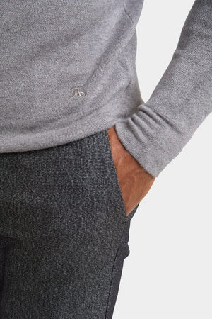 Supersoft Turtleneck in Grey Marl - TAILORED ATHLETE - USA