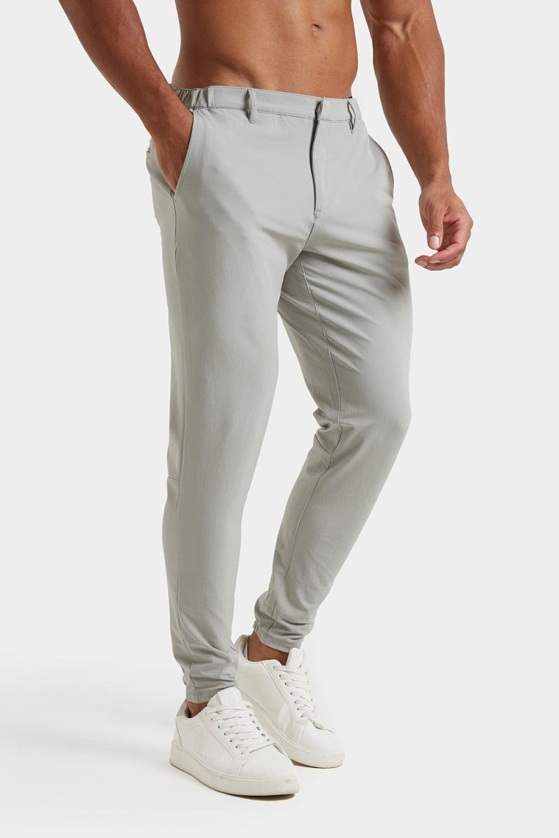 Everyday Tech Pants in Soft Grey - TAILORED ATHLETE - USA