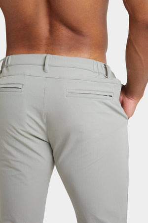 Everyday Tech Pants in Soft Grey - TAILORED ATHLETE - USA