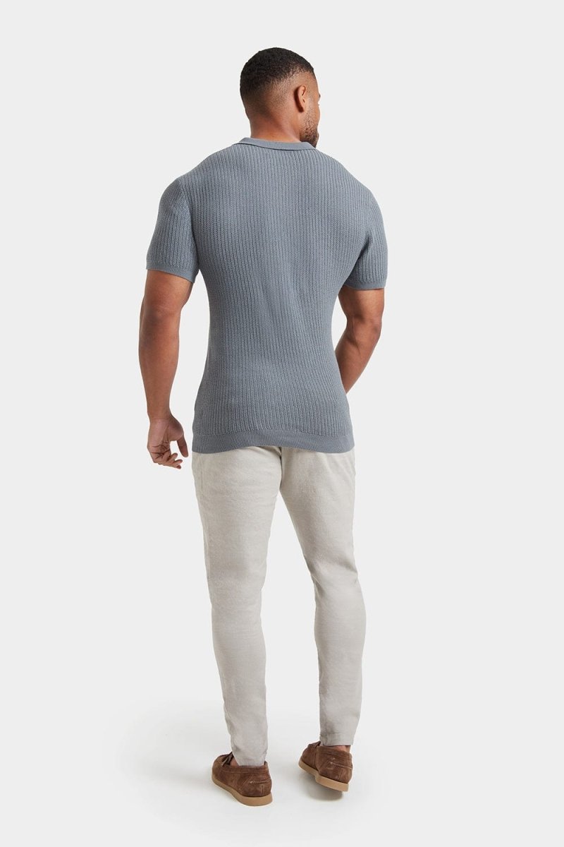 Linen-blend Pants in Stone - TAILORED ATHLETE - USA