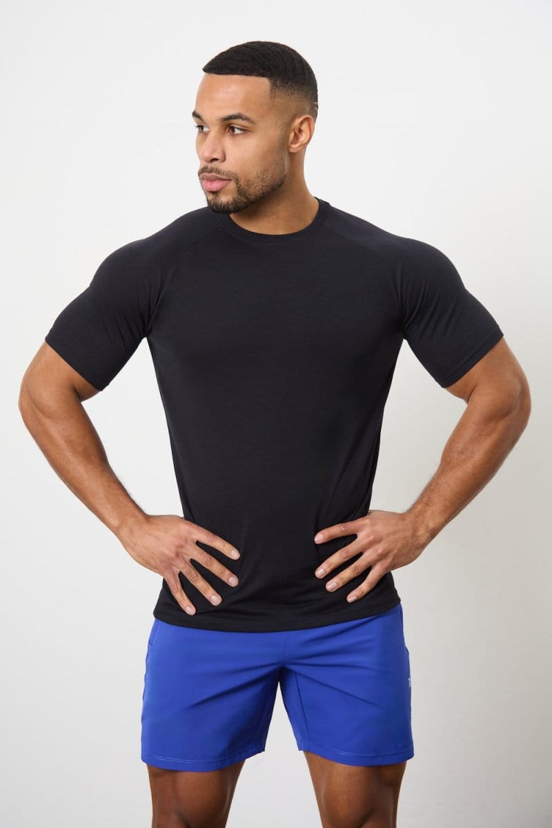 3 Pack Essential Training Top in Black - TAILORED ATHLETE - USA
