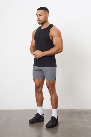 3 Pack Essential Training Tank Top in Black/ Khaki/ Charcoal - TAILORED ATHLETE - USA