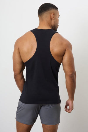3 Pack Essential Training Tank Top in Black/ Khaki/ Charcoal - TAILORED ATHLETE - USA