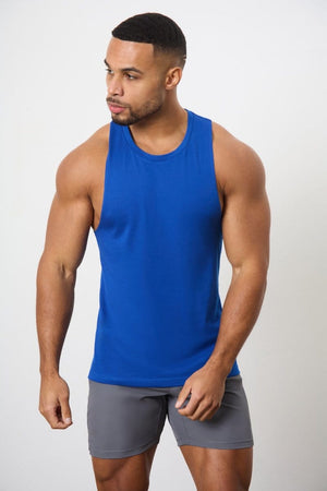 3 Pack Essential Training Tank Top in Cobalt Blue/ White/ Mint - TAILORED ATHLETE - USA
