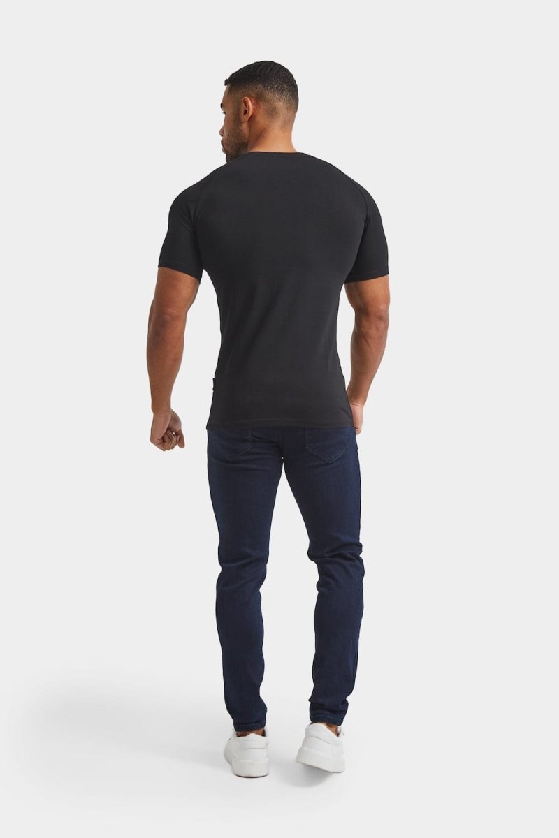 Premium Athletic Fit V-Neck in Black - TAILORED ATHLETE - USA