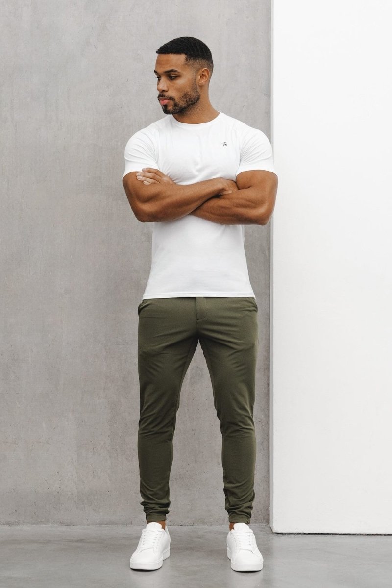 Premium Athletic Fit T-Shirt in White - TAILORED ATHLETE - USA