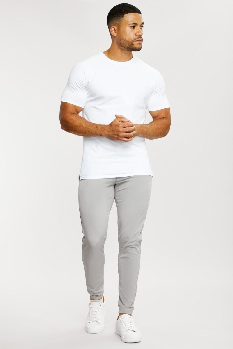 Everyday Tech Pants in Soft Grey - TAILORED ATHLETE - USA