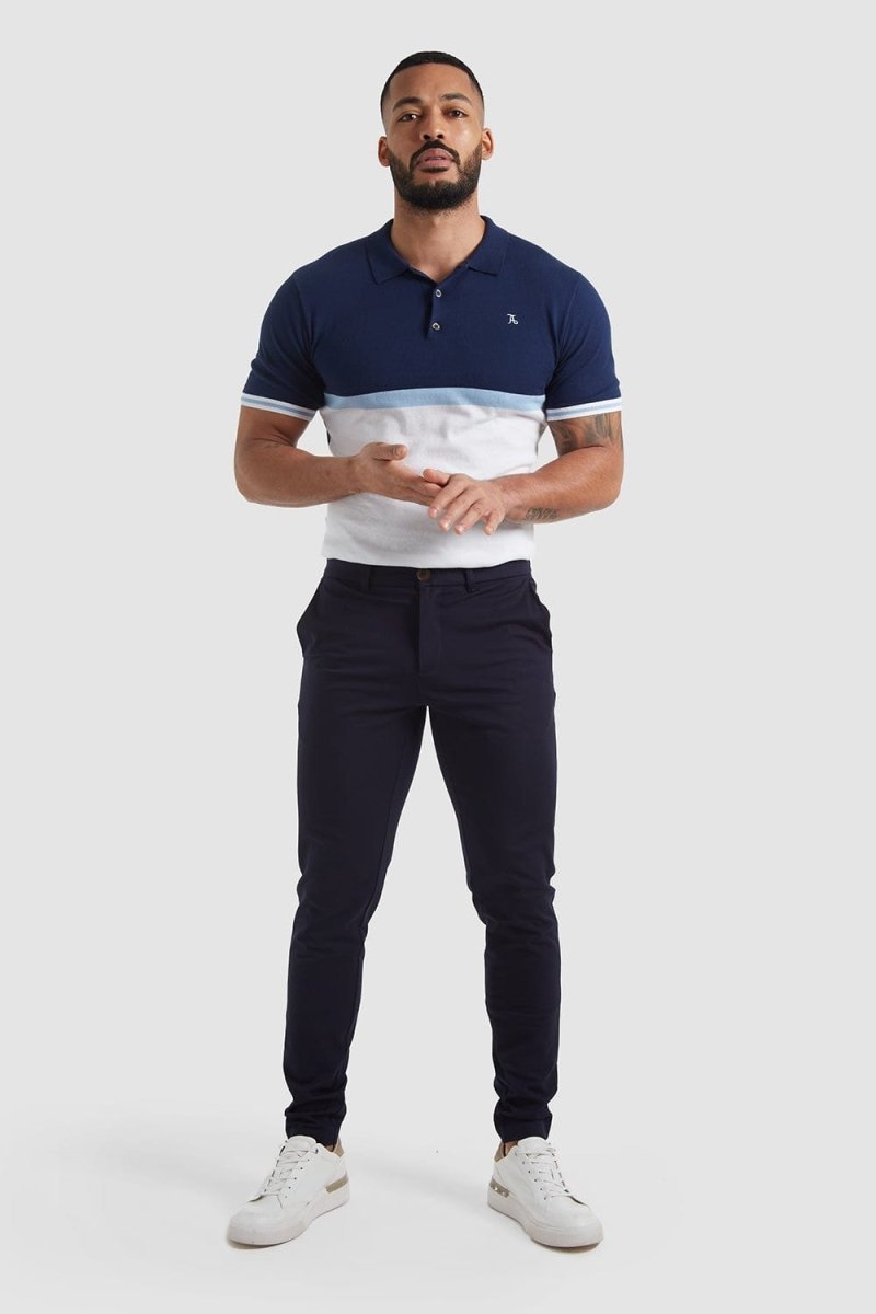 Chino Pants in Navy - TAILORED ATHLETE - USA