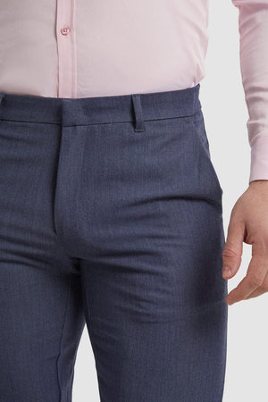 Athletic Fit Essential Pants 2.0 in Chambray - TAILORED ATHLETE - USA