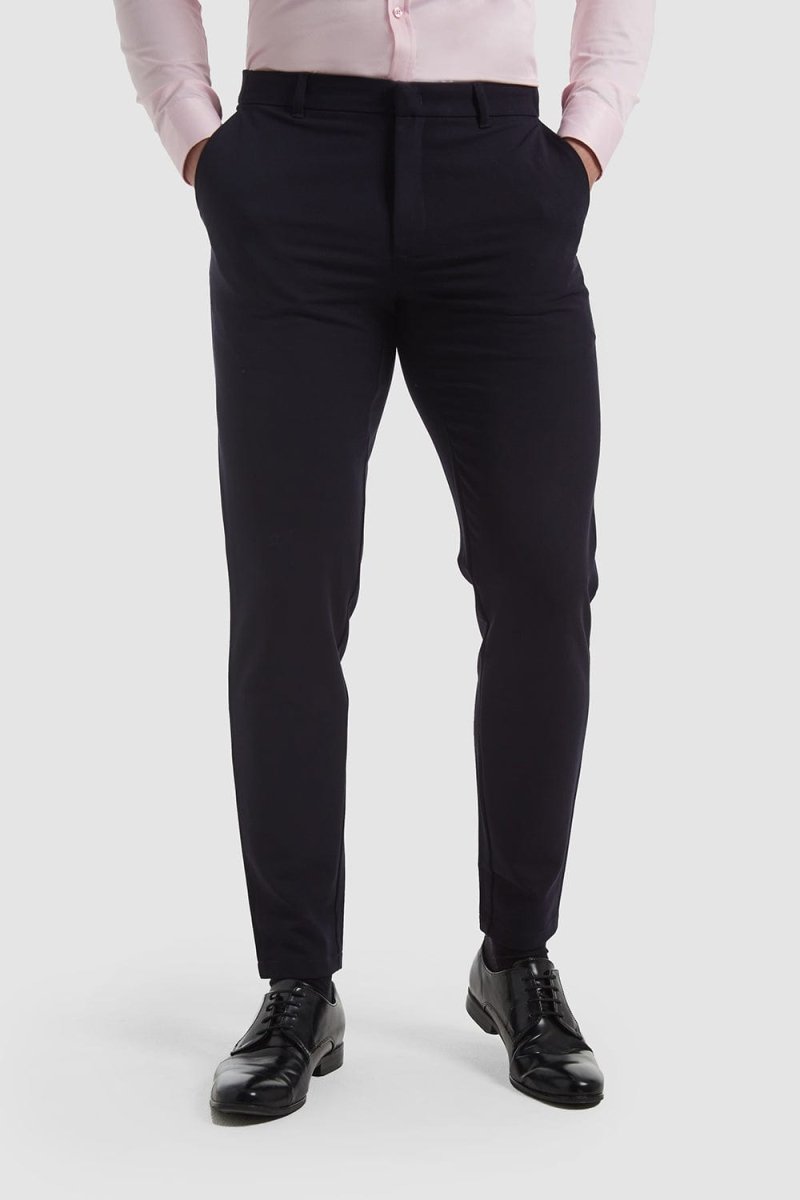 Athletic Fit Essential Pants 2.0 In Navy - TAILORED ATHLETE - USA