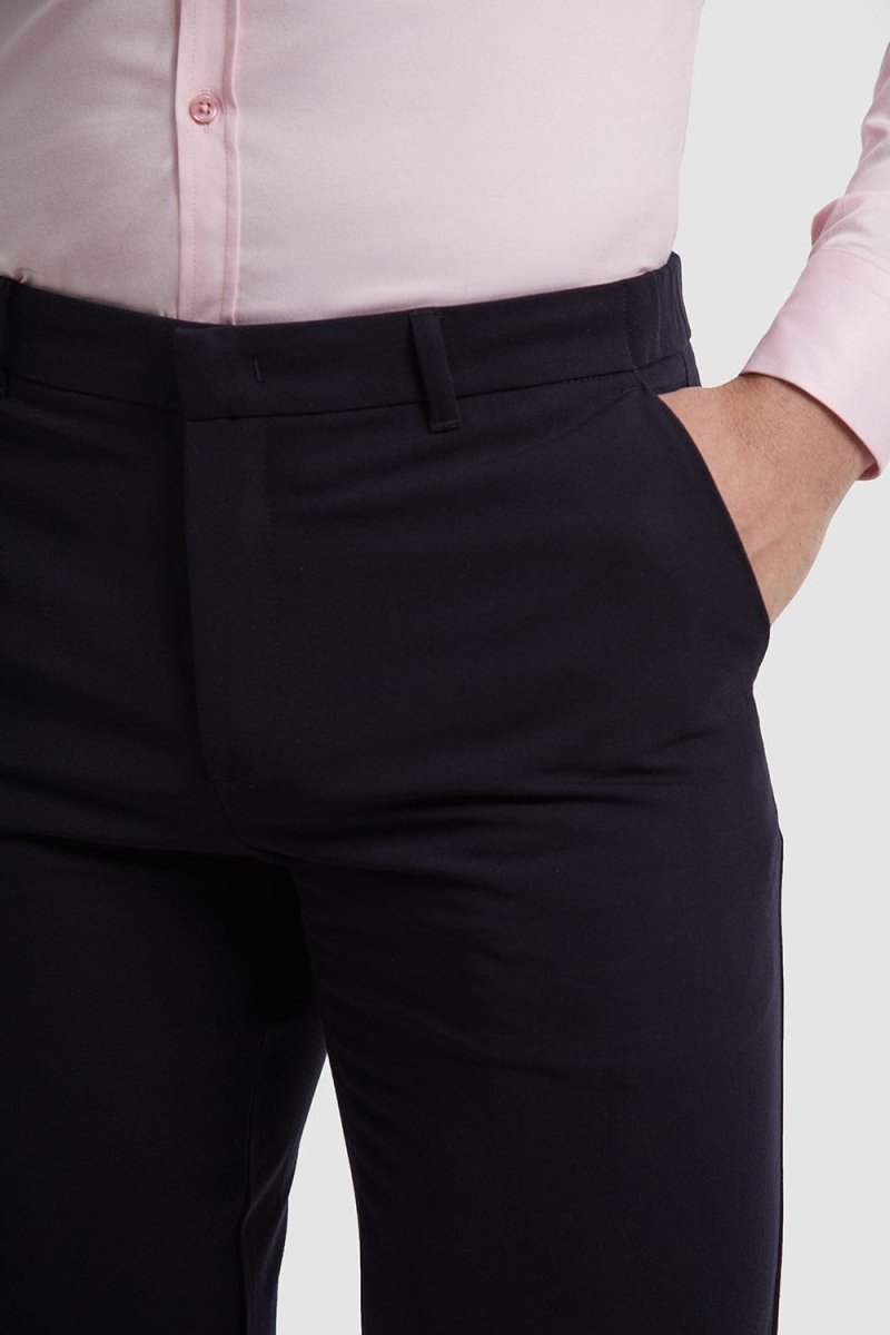 Athletic Fit Essential Pants 2.0 In Navy - TAILORED ATHLETE - USA