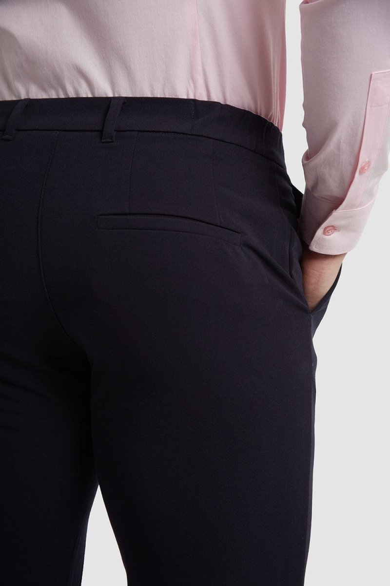 Athletic Fit Essential Pants 2.0 In Navy - TAILORED ATHLETE - USA