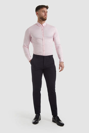 Athletic Fit Essential Pants 2.0 In Navy - TAILORED ATHLETE - USA